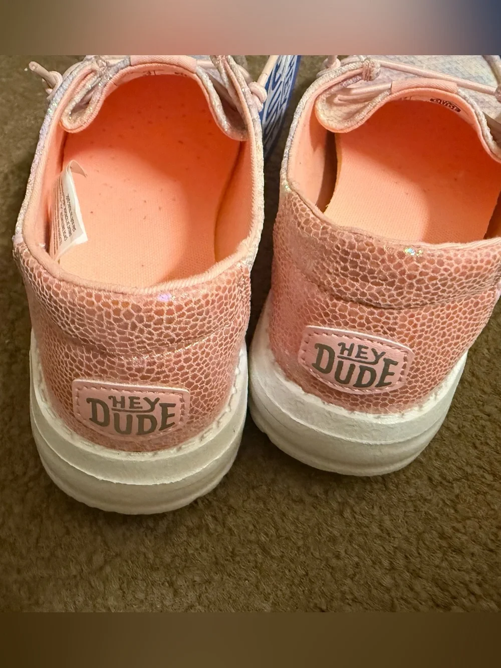 Hey Dude Kids Tie-Dye Slip-On Sneakers - Pink, Purple, Cream